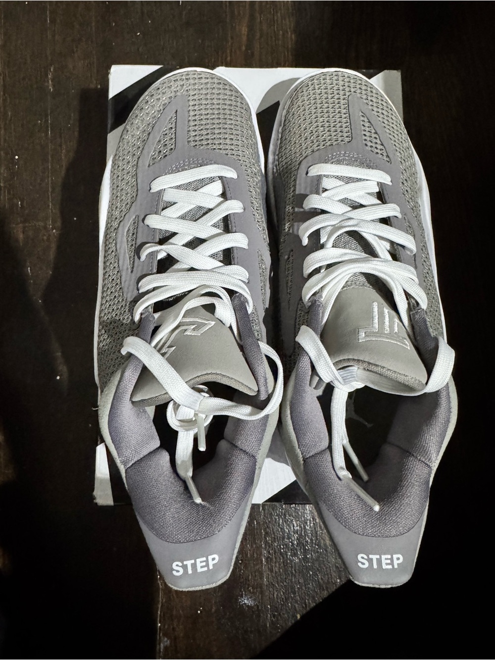 Nike Jordan Tatum 1 Low-Top Athletic Sneakers in Grey and  White